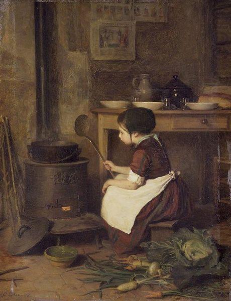 Pierre Edouard Frere The Little Cook china oil painting image